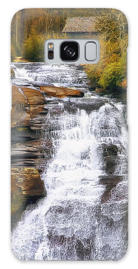 Water Galaxy Case featuring the photograph High Falls by Scott Norris
