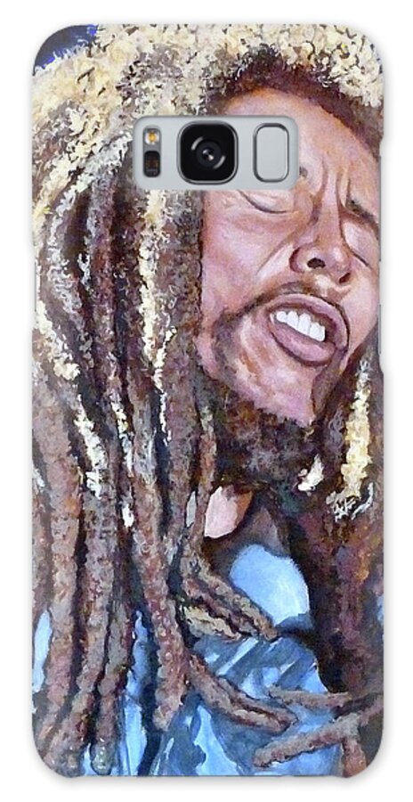 Reggae Galaxy Case featuring the painting Hit Me with Music by Tom Roderick