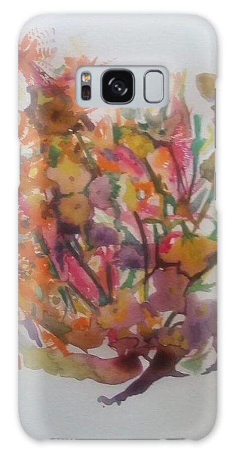  Galaxy Case featuring the painting Hobb's Spring Flowers by James Christiansen