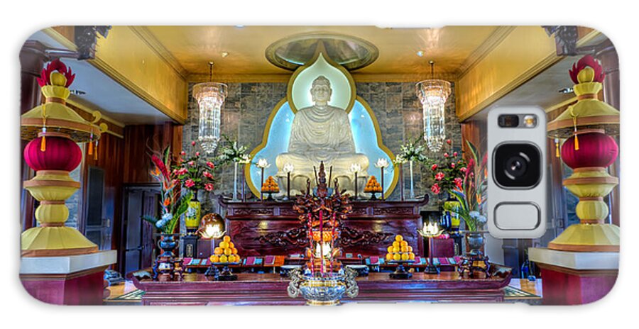 Temple Galaxy Case featuring the photograph Hoi Thanh Buddhist Temple by Tim Stanley
