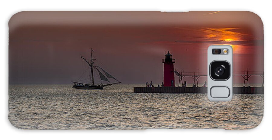 South Haven Galaxy Case featuring the photograph Home Bound by Jack R Perry