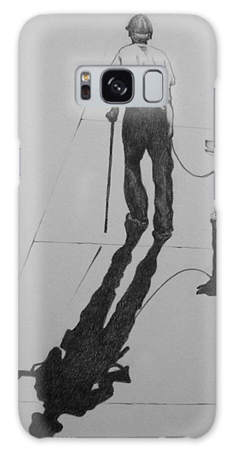 Soldier Galaxy Case featuring the drawing Home Of The Brave by Catherine Howley