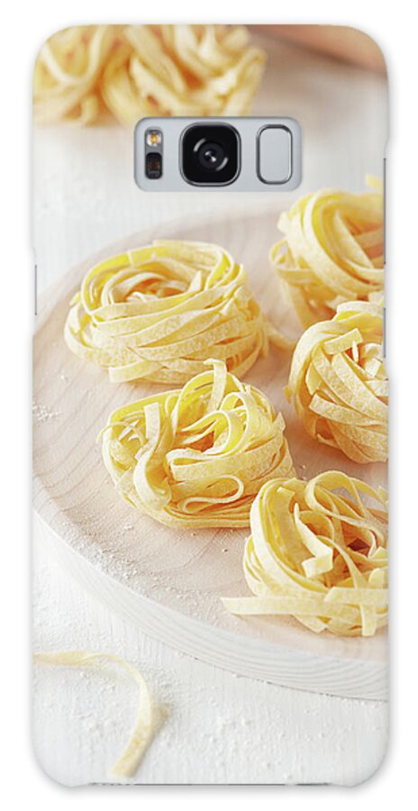 Italian Food Galaxy Case featuring the photograph Homemade Italian Pasta by Oxana Denezhkina