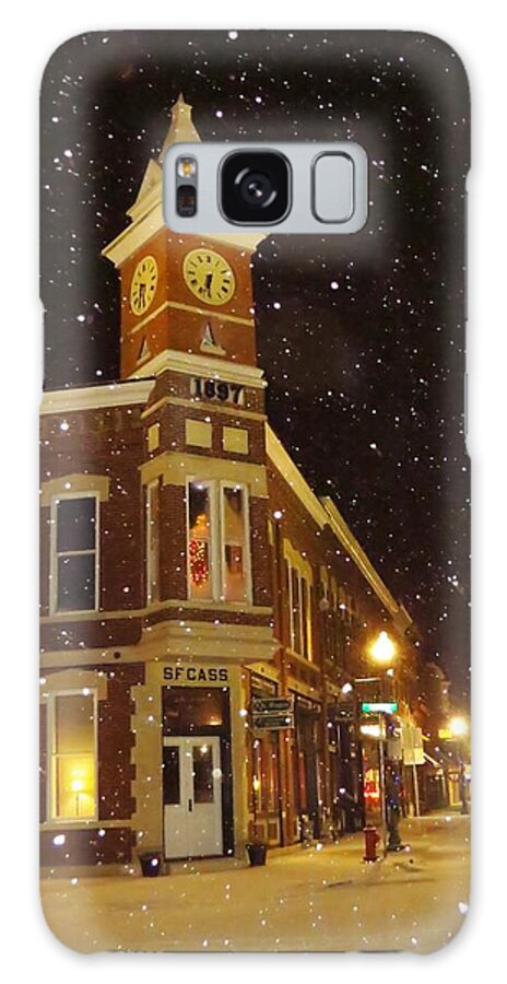 Town Galaxy Case featuring the photograph Hometown Holiday by Lori Frisch