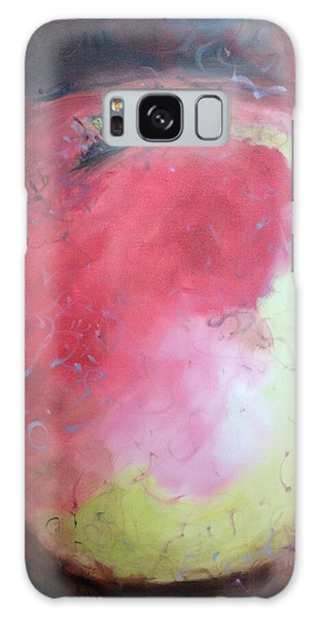 Still Life Galaxy Case featuring the painting Honey Crisp by Karen Carmean