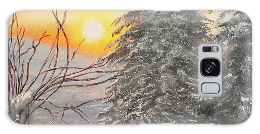 Sunrise Galaxy Case featuring the painting Hope Rising by Susan Bruner