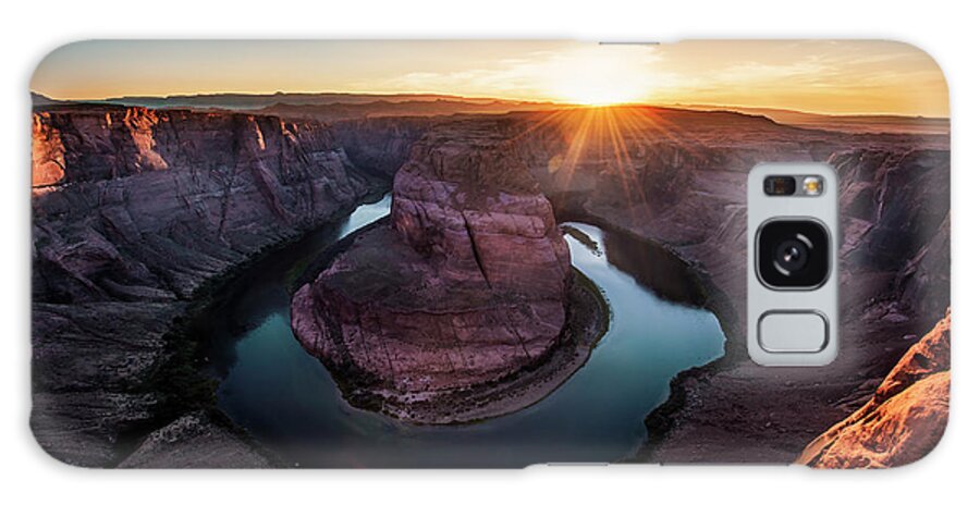 Tranquility Galaxy Case featuring the photograph Horseshoe Bend by Bavo Studio