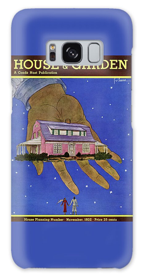 House & Garden Cover Illustration Of A Giant Hand Galaxy Case