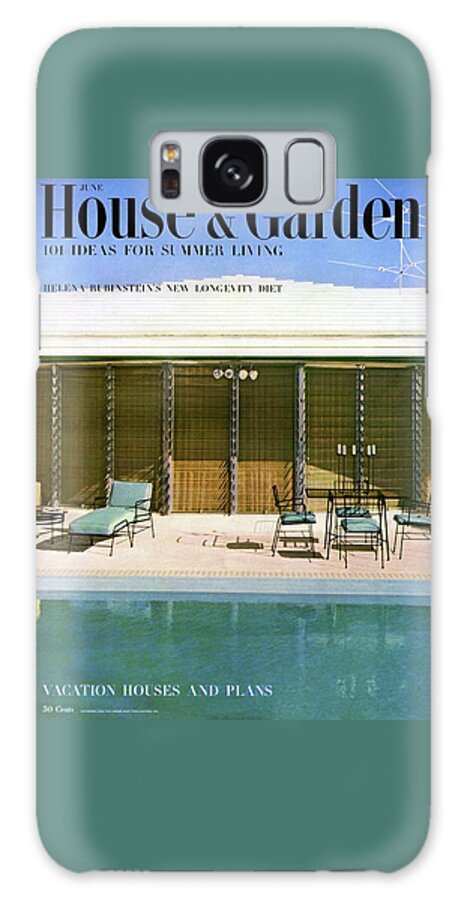 House & Garden Cover Of A Swimming Pool At Miami Galaxy Case