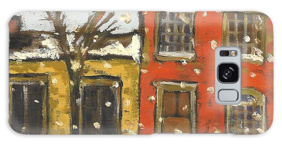 Houses Galaxy S8 Case featuring the painting Houses in Sydenham Ward by David Dossett