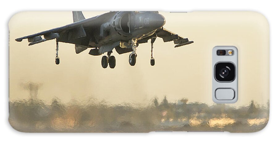 Aviation Galaxy Case featuring the photograph Hovering Harrier by Jim Moss