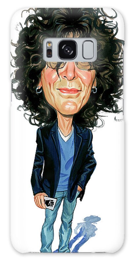 Howard Stern Galaxy Case featuring the painting Howard Stern by Art 