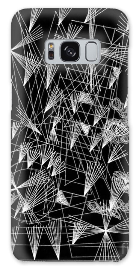 Human Structure Galaxy Case featuring the drawing Human Structural Importance by Steven Macanka