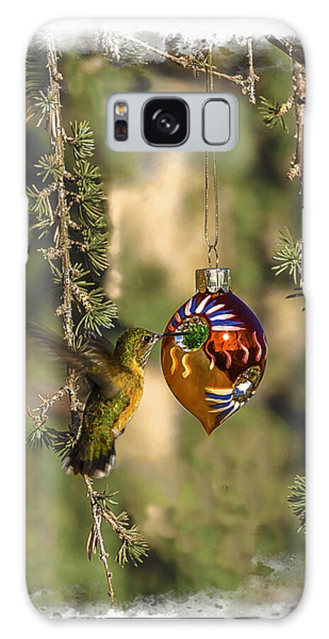 Architectural Galaxy Case featuring the photograph Hummingbird Ornament by Lou Novick