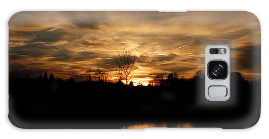 Water Galaxy Case featuring the photograph Hypnotizing Sunset by Kim Galluzzo