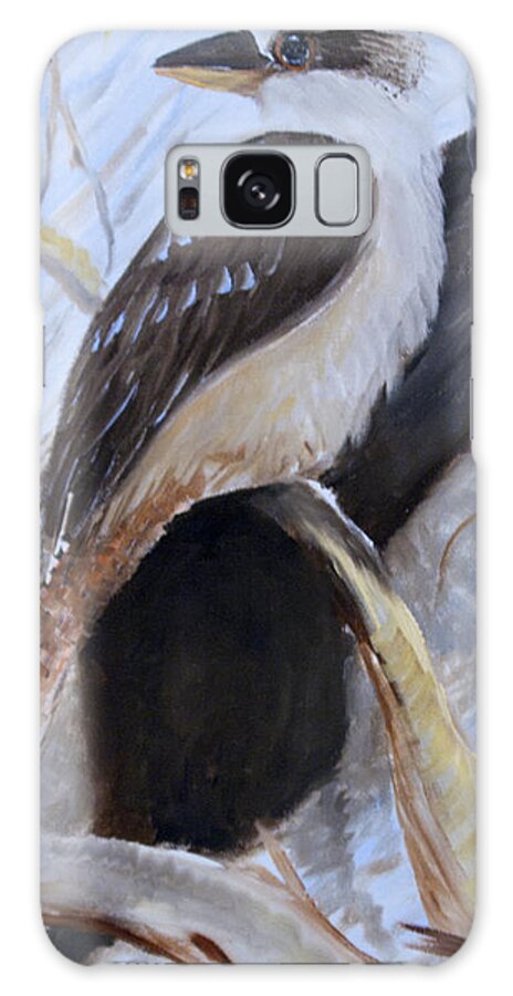 Kookaburra Galaxy S8 Case featuring the painting I got the blues1 tryptage by Glen Johnson