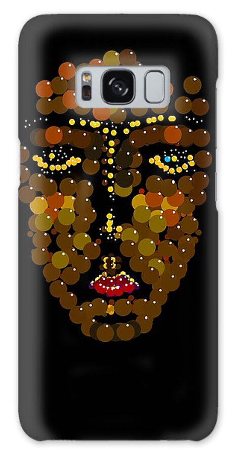 Iphone Galaxy S8 Case featuring the digital art I Phone Face by R Allen Swezey