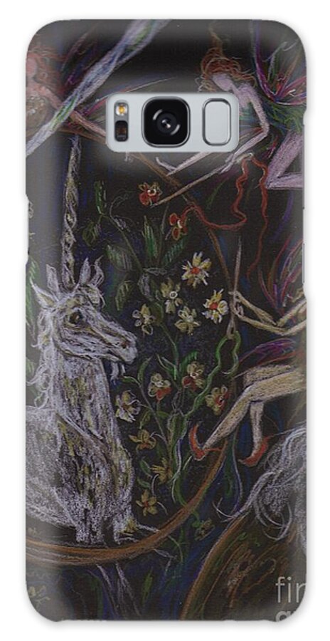 Fairy Galaxy Case featuring the drawing I See Your Point by Dawn Fairies