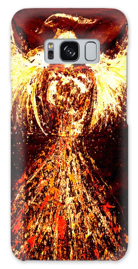 Angel Galaxy Case featuring the painting I too have seen you by Giorgio Tuscani