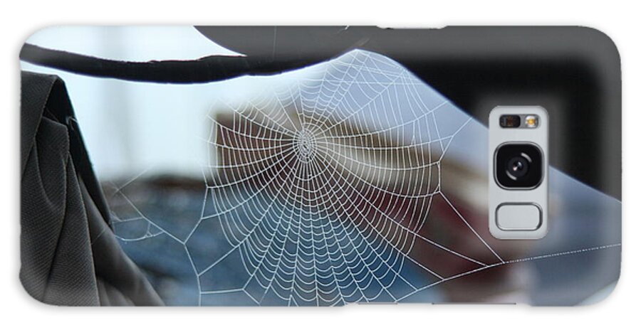 Spiderweb Galaxy Case featuring the photograph I wanna ride by David S Reynolds