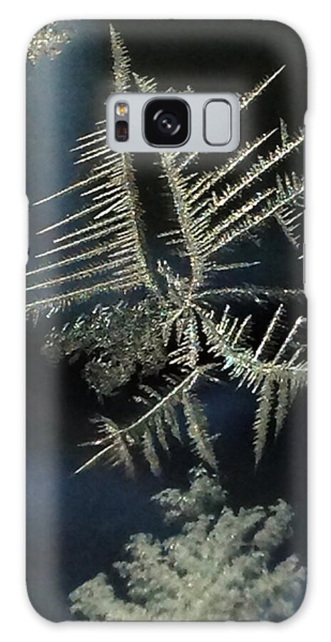 Ice Galaxy Case featuring the photograph Ice Crystals by Shane Bechler
