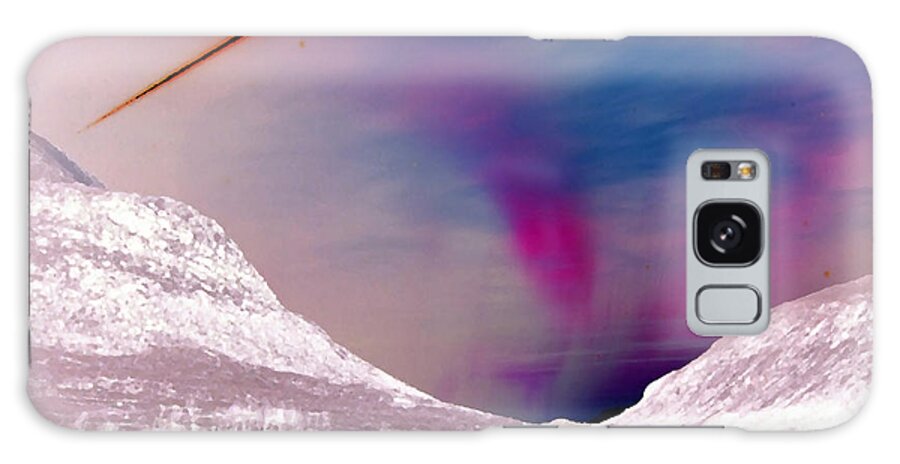 Ice Planet Galaxy Case featuring the digital art Ice Planet by Gail Daley