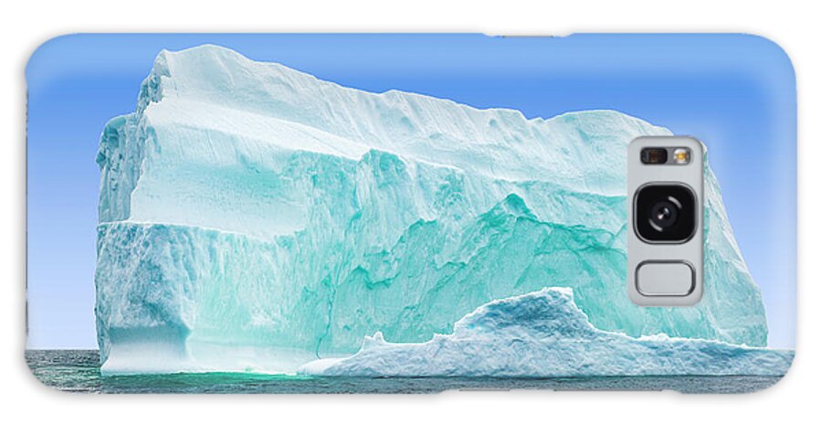 Iceberg Galaxy Case featuring the photograph Iceberg Off The Newfoundland Coast by Aluma Images