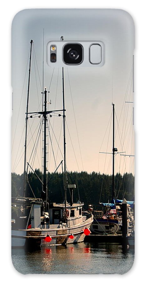 Boat Galaxy Case featuring the photograph Icons of the Sea by Beth Collins