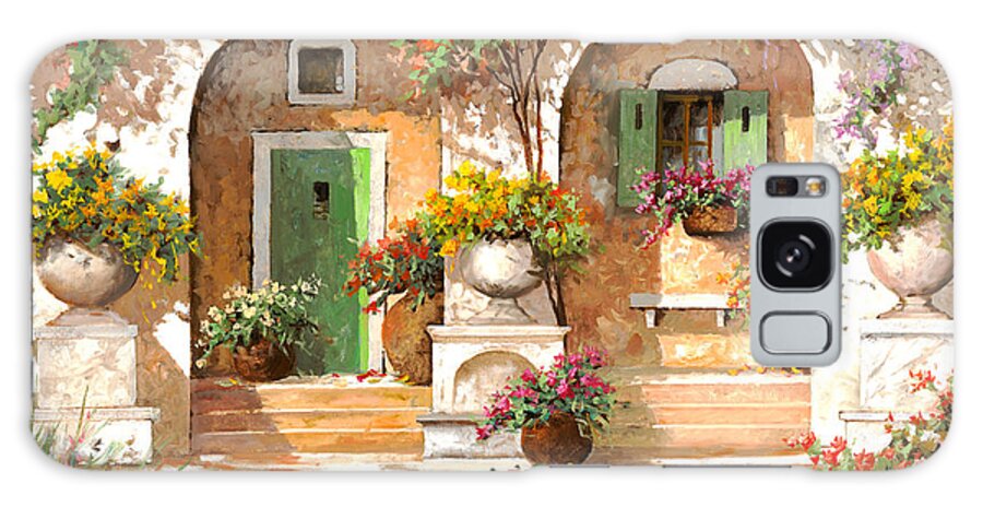 Arches Galaxy Case featuring the painting Il Cortile by Guido Borelli