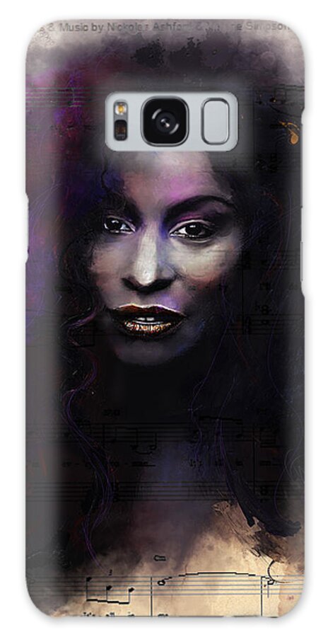 Music Galaxy Case featuring the digital art I'm Every Woman by Howard Barry