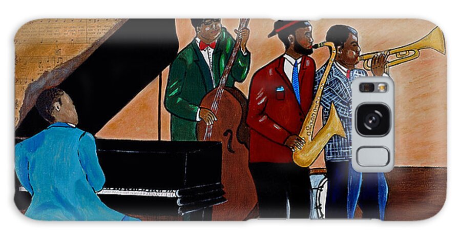 Jazz Galaxy S8 Case featuring the painting Im Moving On by Barbara McMahon