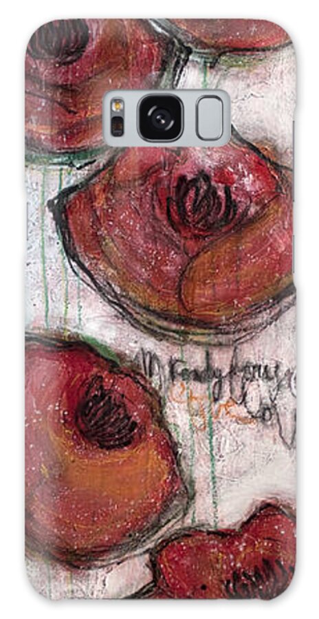 Flower Galaxy S8 Case featuring the painting Im Ready for Your Love Poppies by Laurie Maves ART