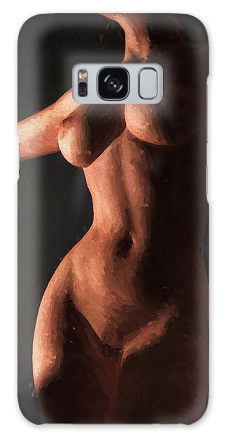 Torso Galaxy S8 Case featuring the digital art Impressionist Torso by Kaylee Mason