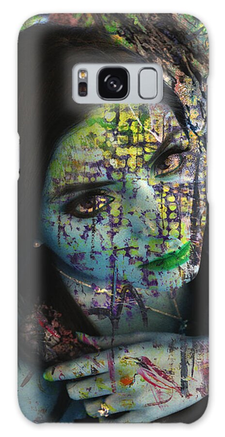 Girl Galaxy Case featuring the photograph Impressionistic Girl by Donna Blackhall