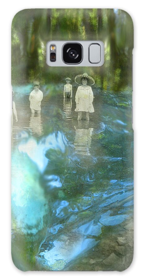 Children Galaxy Case featuring the digital art In the Water by Lisa Yount