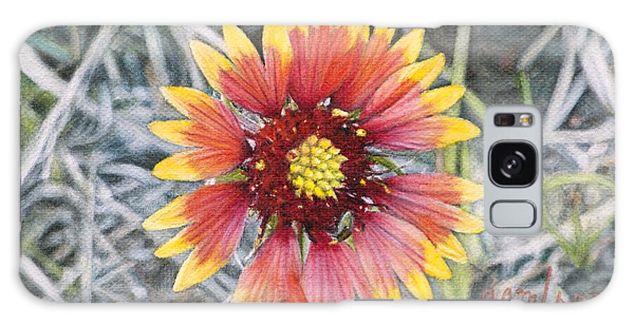 Flower Galaxy Case featuring the painting Indian Blanket by Joshua Martin