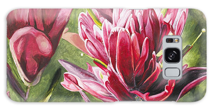 Wyoming Galaxy Case featuring the painting Indian Paintbrush by Aaron Spong