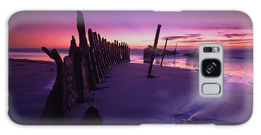 Beach Galaxy S8 Case featuring the photograph Indigo dawn by Howard Ferrier