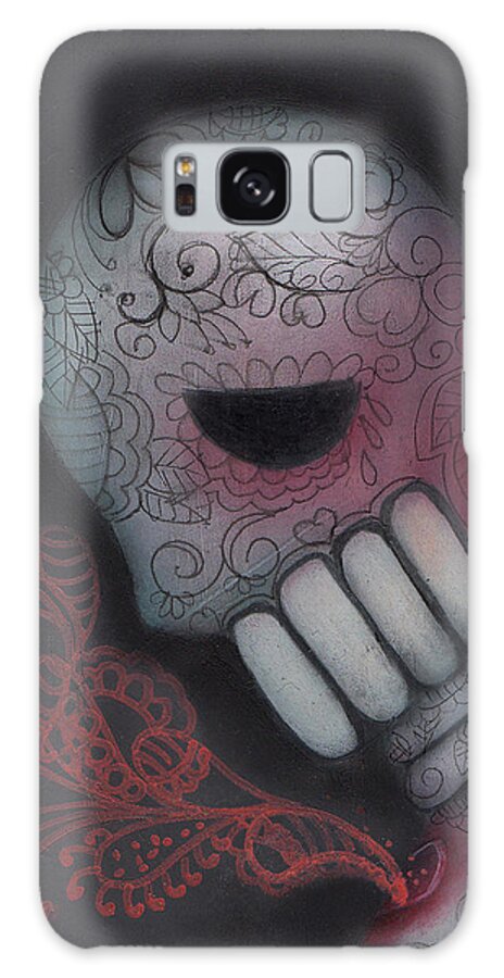 Day Of The Dead Galaxy Case featuring the painting Inner Feelings by Abril Andrade