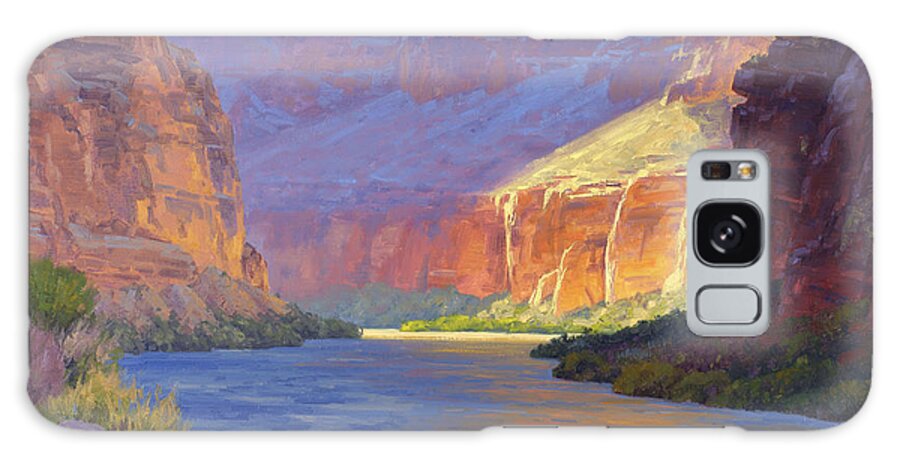 Grand Canyon Galaxy Case featuring the painting Inner Glow of the Canyon by Cody DeLong