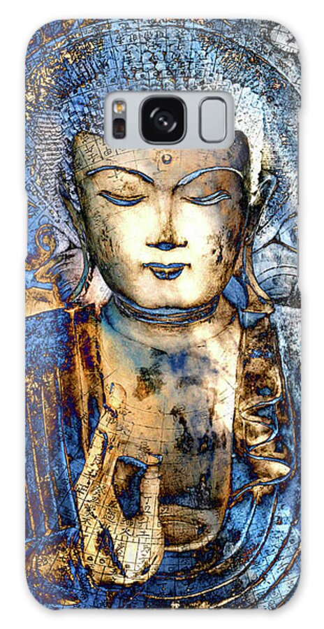 Buddha Galaxy Case featuring the digital art Inner Guidance by Christopher Beikmann