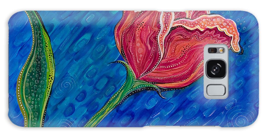 Floral Galaxy Case featuring the painting Inner Strength by Tanielle Childers