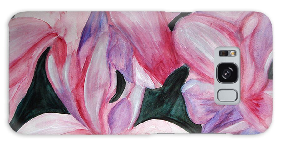 Flower Water Color Abstract Galaxy Case featuring the painting Innocence by Yael VanGruber