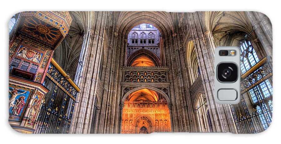 Canterbury Cathedral Galaxy Case featuring the photograph Inside Canterbury Cathedral by Tim Stanley