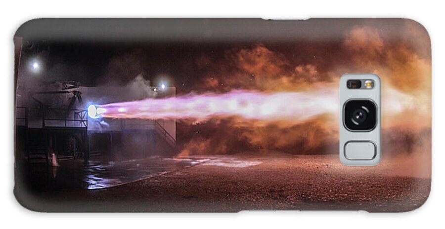 Raptor Galaxy Case featuring the photograph Interplanetary Raptor Engine Test By Spacex by Spacex/science Photo Library