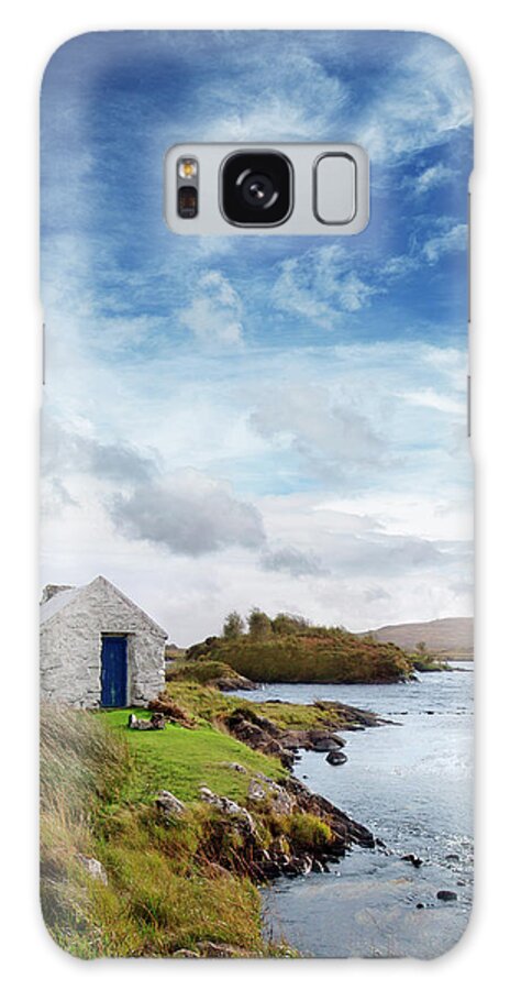 Water's Edge Galaxy Case featuring the photograph Irish Landscape In Connemara by Narvikk