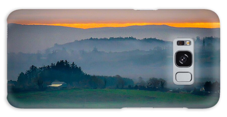 Ireland Galaxy S8 Case featuring the photograph Irish Mist over County Clare Farm by James Truett
