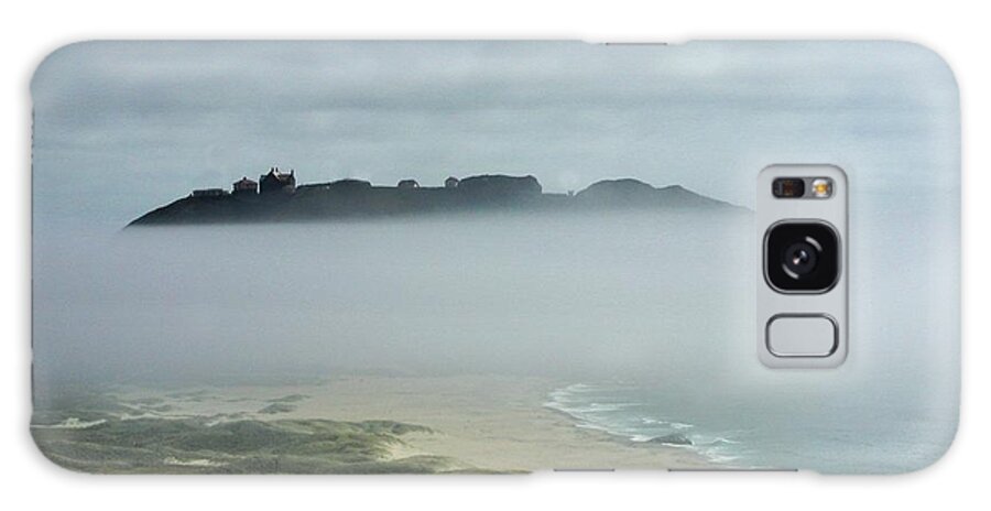 Big Sur Galaxy Case featuring the photograph Island in the Clouds by Steve Ondrus