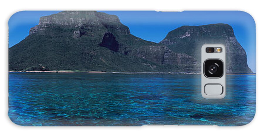Photography Galaxy Case featuring the photograph Island In The Ocean, Mt Gower, Lord by Panoramic Images