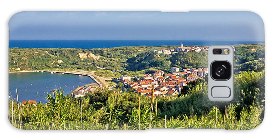 Village Galaxy Case featuring the photograph Island of Susak village and nature view by Brch Photography